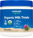 Nutricost Organic Milk Thistle (Silybum Marianum) 8 oz per Container (Unflavored) - Non-GMO, Gluten-Free-Free