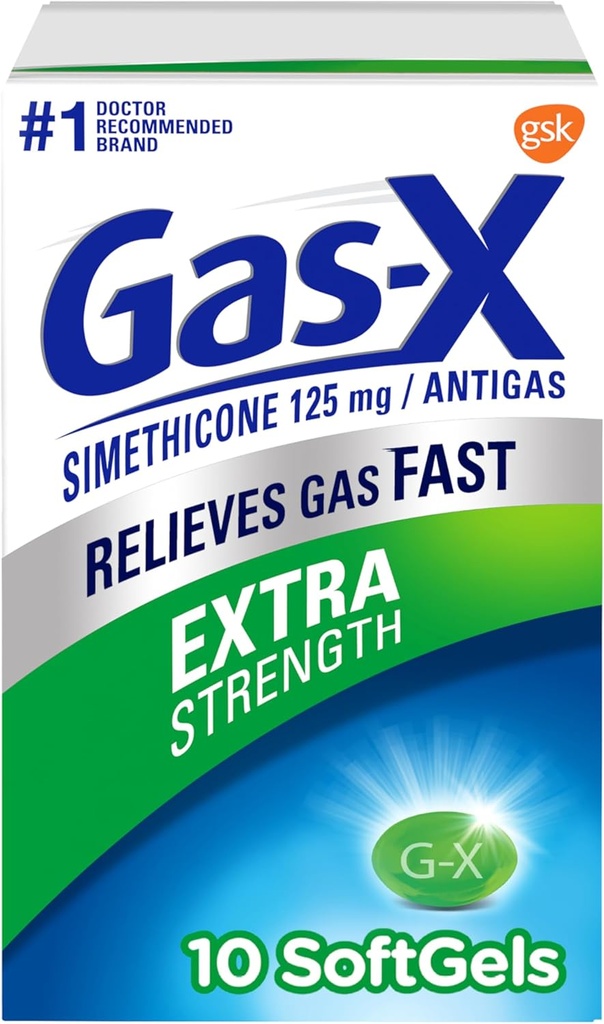 Gaz-X Ekstra Kuvvetli Gaz Yardımı Simethicone 125 mg - 10 Kont