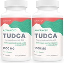 TUDCA Liver 1000 mg-Bile Salts for Liver Cleanse Detox-Milk Butle Herbal Mix with Fulvic and Humic Acid for Liver,Digestive Health,120 Vegan Capsules