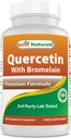 Bromelain Veggie Capsule ile En İyi Doğals Quercetin & 165 mg of Bromelain (2400 GDU/g) 120