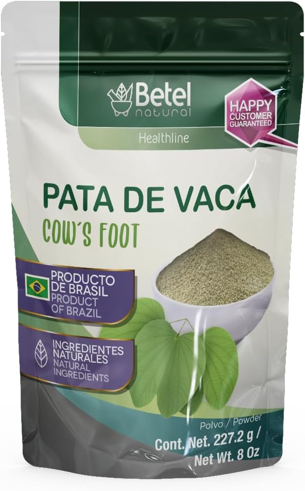 Betel Natural Pata de Vaca (Cows Foot Herb) Brezilya'dan Kaynaklandı - 8 Oz Toz