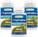 Best Naturals L-Tryptophan 500 mg 120 κάψουλες (120 Count (Pack of 3))