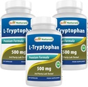 Best Naturals L-Tryptophan 500 mg 120 κάψουλες (120 Count (Pack of 3))
