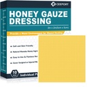 Manuka Honey Gauze Wound Dressing 2" x 2",10 Pack Manuka Honey Wound Care Pads, Medical Grade Honey Landages for Wound Care, Honey Patch for Γρηγορότερη επούλωση από εγκαύματα, γδαρσίματα, κόψιμο και σκάλες