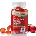Apple Cider Vinegar Gummies 60 Counts 1000 mg AVC with Vitamin B6 Vitamin B12 for Metabolism, Digestion, Detox, Gut & Immune Health