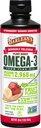 Barlean's Vegan Omega 3 6 9 Flaxseed Oil Liquid Supplement, Strawberry Banana Smoothie, Flax Seeds Oil with 2,968 mg ALA Fatty Acid, Non-GMO ve Gluten Free, 16 ozzz