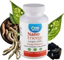 Bir Gezegen Beslenme Nano Enerji 500 mg Veggie Capsules (120 Hizmetler), Nano Ginseng, Shilajit, Ashwagandha & EGCG, Supports Energy Levels, Non-GMO, Vegan, Gluten Free Capsules