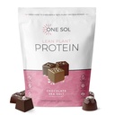 One Sol Lean Plant-Based Protein Toz, Pea & Brown Rice proteini, Low Carb, Vegan Dostu - Gluten, Lactose, & Soy Free - Ek Olmayan Şeker, Non-GMO, Temiz Beslenme, No Bloating (Chocolate Sea Salt)
