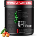 RAW Thuper Thavage Pre Workout Powder - High-Stim Preworkout με Creatine, Beta Alanine, L-Citrulline & Caffeine - Chris Bumstead Gym & Fitness Supplement for Men & Women - White Cherry