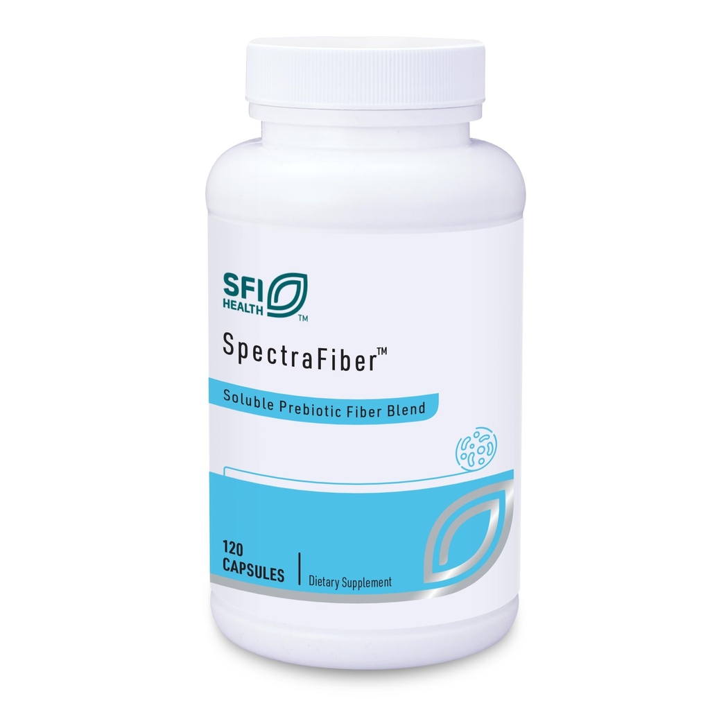 Klaire Labs SFI Health Spectrafiber - Hipoallergenik 9 00000in & Glucomannan, No Psyllium & Gluten-Free (120 Capsules)