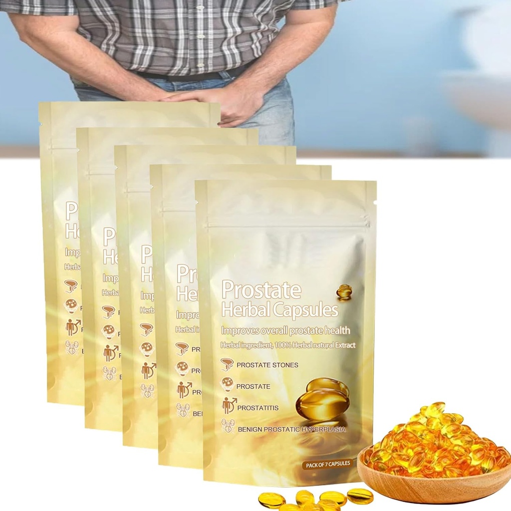 FemiPure Natural Prostate Herbal Capsules, 7par/Bag Femipure Prostate Natural Herbal Capsules, Prostate Natural Herbal Capsules (5par)