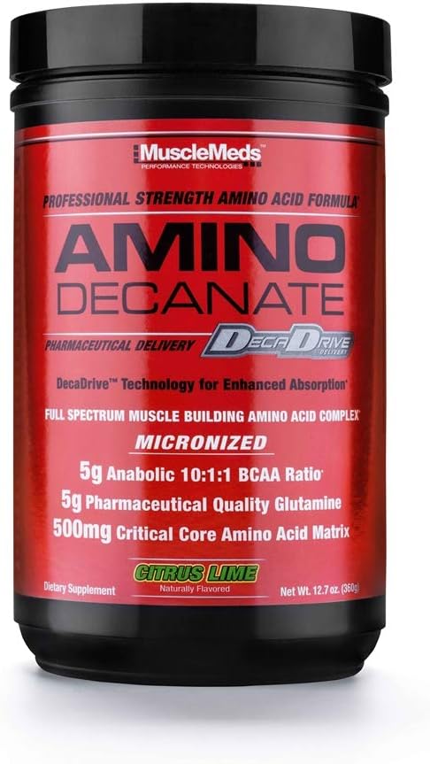 KasMeds - Amino Decanate, Full Spectrum Muscle BuildingEnergymelon, 13.3 oz)