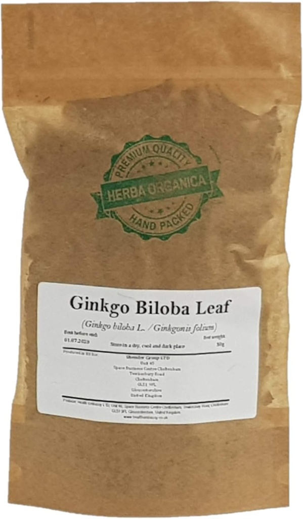 Herba Organica Ginkgo Biloba Leaf - Ginkgo Biloba L - Φυτικό Τσάι (50g)