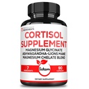 Satoomi 7in1 Cortisol Supplement - Magnezyum Glycinate ve Citrate - Mood & Rest Well & Resilience - 45 Gün boyunca 90 Capsules