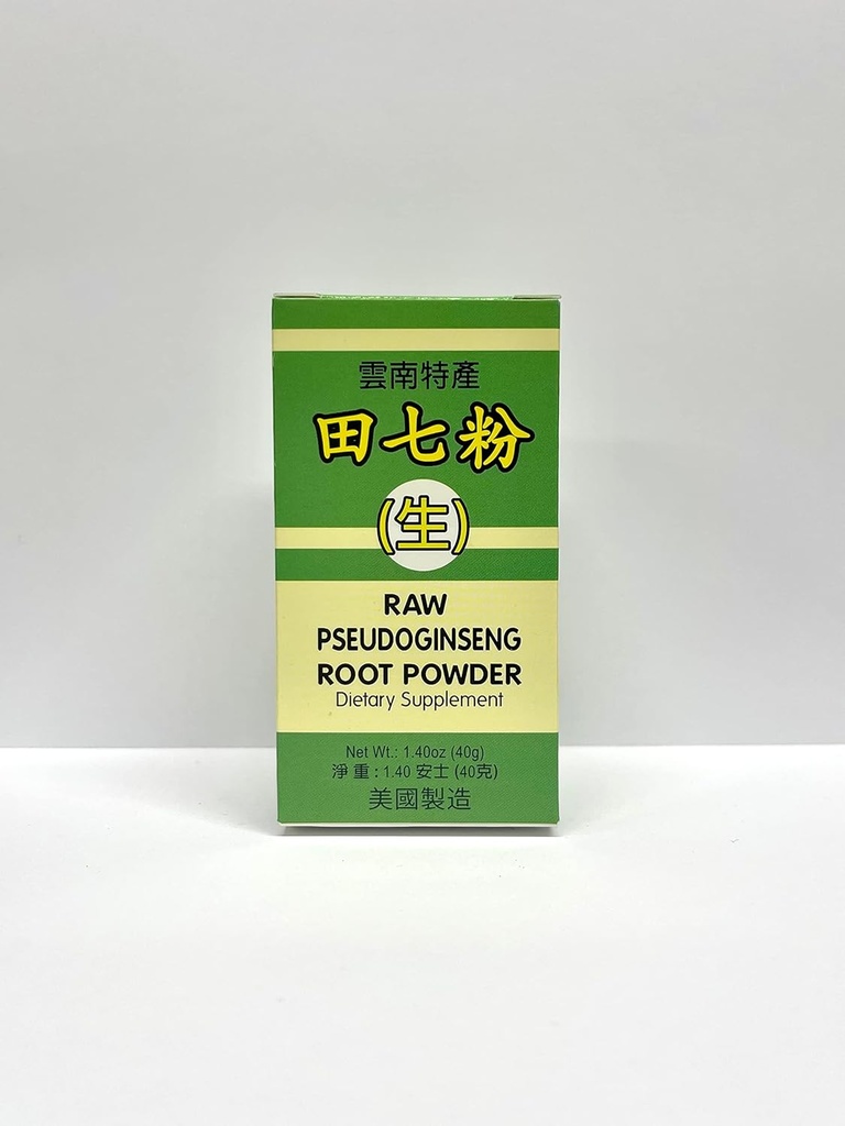 Raw Pseudoginseng Root Toz Herbal Supplement Sağlıklı Cardiovascular Sistemi 1.4oz Made in USA