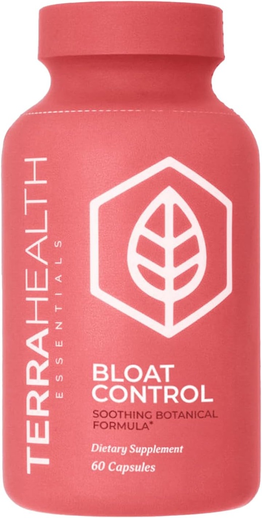 Terra Health Essentials Bloat Control | Hızlı Giriş No Bloat Relief w/Digestive Enzymes, Probiyotik Strains for Targeted Anti Bloat Support - Lactase, Lipase, Protease & Amylase for Digestive Health