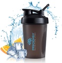 Prodigy Nutrition Labs Premium Shaker Şişe Protein Shakes ve Pre Workout -14 Ounce (Black) için Mükemmel