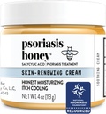 PSORIASIS HONEY Skin-Renewing Cream - Eczema & Seborrheic Dermatitis Cream - Psoriasis Tedavisi Skin, Redness & Itch Relief (4oz)