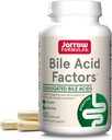 Jarrow Formulas Bile Acid Factors 1000 mg with Conjugated Bile Acids, Dietary Supplement for Digestion Support and Abxia of Fats & Fat-plastik Nutrients, 120 Capsules, 30 Day Supply