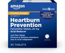 Temel Bakım En Güçlü Famotidine 20 mg Tabletleri, 90 Kont, Heartburn Önleme