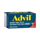 Advil Pain Reliever και Fever Reducer, Pain Relief Medicine με Ibuprofen 200mg για τον πονοκέφαλο, τον πόνο στην πλάτη, τον πόνο στην εμμηνόρροια και την ανακούφιση από τον πόνο στις αρθρώσεις - 200 Επικαλυμμένα δισκία