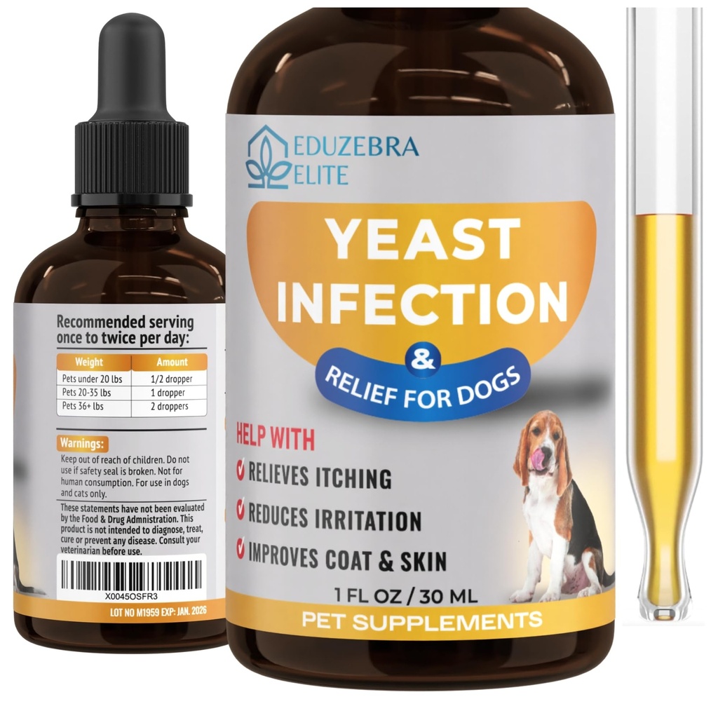 Köpekler için Enfeksiyon Tedavisi - Irritation & Inflammation - Soothing Itch Relief, Ear Enfeksiyon Tedavisi
