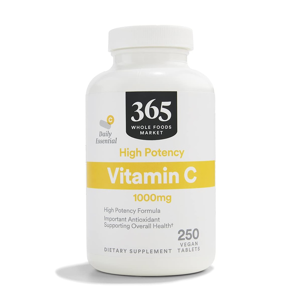 365 Bütün Gıdalar Pazarı, C 1000Mg, 250 Kont