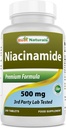 Best Naturals Niacinamide 500mg 240 Tablets (Κατάλληλο για χορτοφάγους) - Μη Flusing Form of Niacin (Vitamin B3)