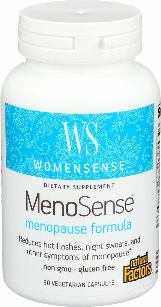 Natural Factors Menosense Veg-Capsules, 90-Count