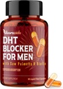 ADAMUS Blocker for Men | Saç Büyüme Tamam with Saw Palmetto & Biotin - Saç Büyüme Vitaminleri - Saç Regrowth - Doğal Saç Kayıp Tamamları Sıvı -Filled - Perrietary Herbal Mixs (90 Capsules)