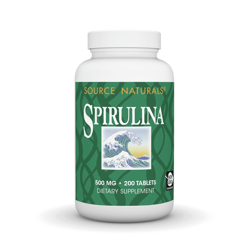 Source Naturals Spirulina - Immune System Support - 200 Tablet