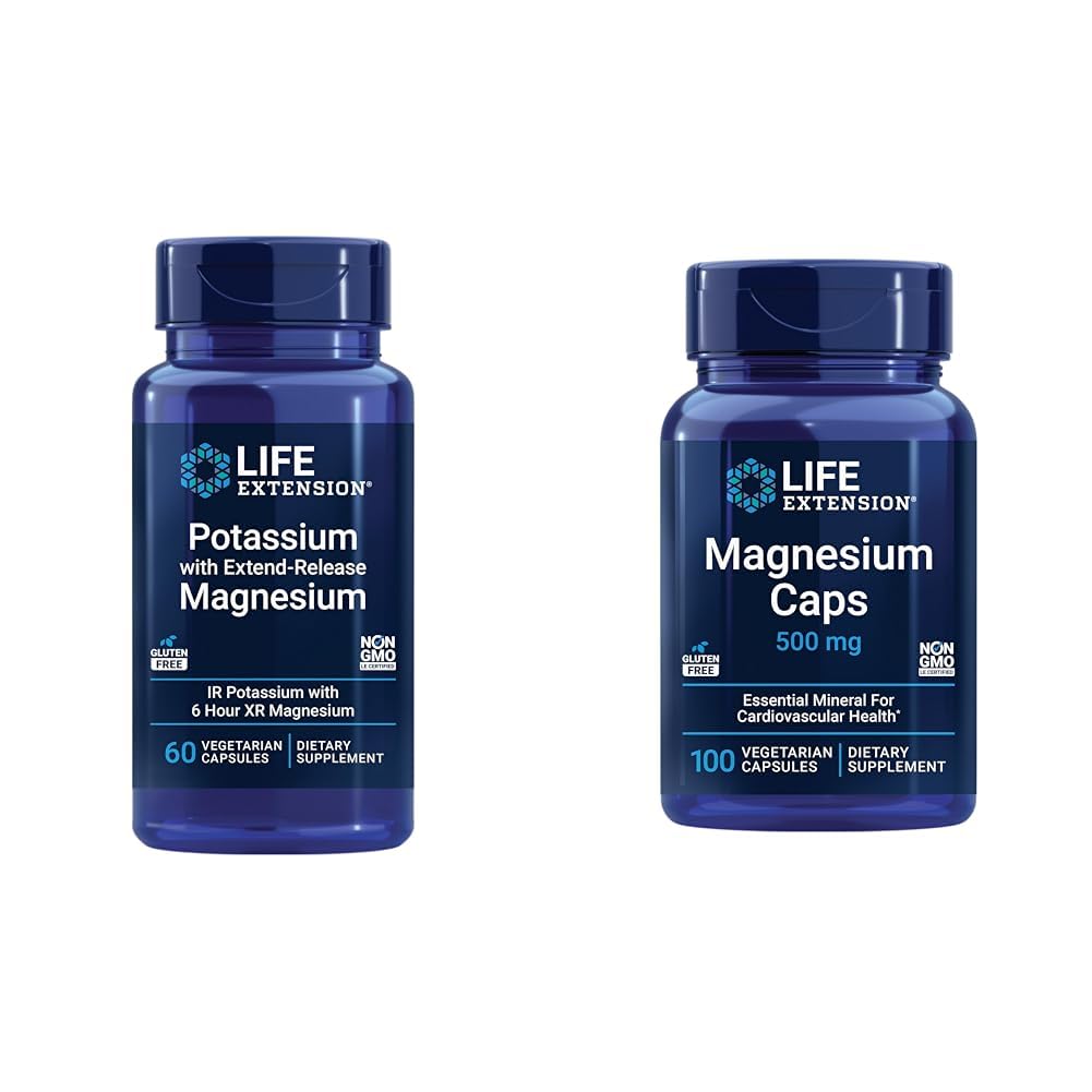 Life Extension P properties & Magnezyum Heart Health Supplement Sche - 60 & 100 Capsules