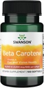 Swanson Beta-Carotene (Vitamin A) Skin Eye Immune System Health Antioksi Support 10000 Iu (3000 mcg) 100 Softgels