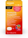 Temel Bakım - Immune Support Supplement, Berry Chew Tabletler, vücut merkezli güneş Vitamin D, 32 Count
