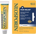 Neosporin + Ağrı Yardımı, Dual Action First Aid Yara Bakımı, No-Sting Formula with Pramxine HCl, Bacitracin çinko, 1 oz Single Tube