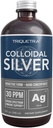 Bioaktif Colloidal Silver - 8 oz, Glass Şişe, Vegan, Güvenli Doss en yüksek etkililiği olan - Nano Ions, 30 PPM - Immune Support (48 Hizmet)