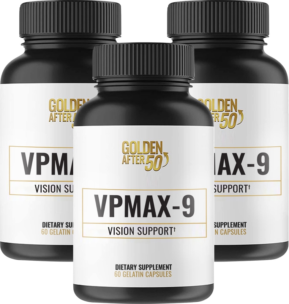 Altın 50 VpMax-9 - Göz Vitaminleri, Lutein, Lycopene ve Bilberry - 3 Şişes