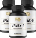 Altın 50 VpMax-9 - Göz Vitaminleri, Lutein, Lycopene ve Bilberry - 3 Şişes