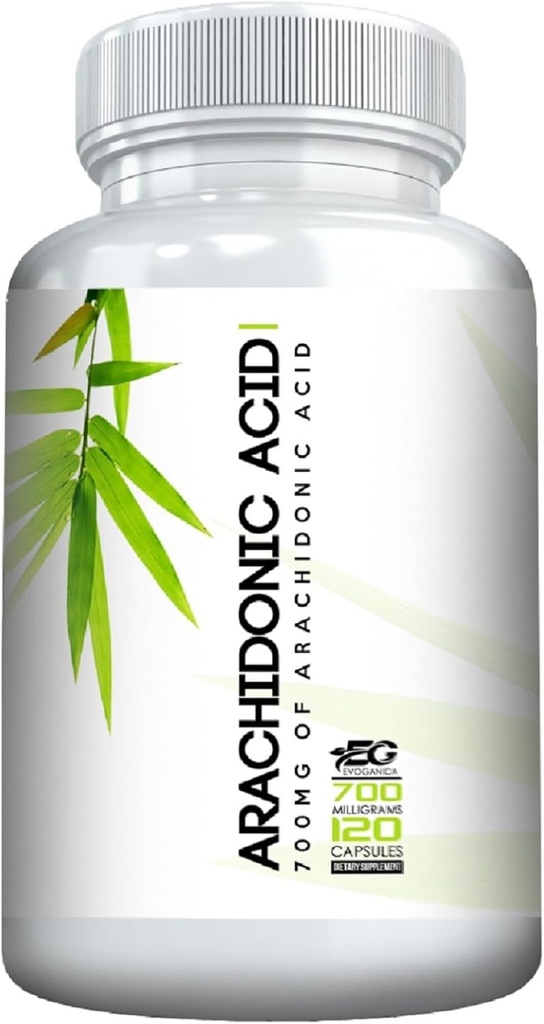 Arachidonic Acid - 700 MGS Per Servis - 120 Şişede Hizmet - Kas ve Stregth - Max Strengths