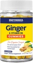 Enzymedica, Ginger & Vitamin B6 Gummies, Υποστήριξη για την περιστασιακή ναυτία & δυσπεψία, υψηλή δραστικότητα, ισοδύναμο με 200 mg εκχύλισμα Ginger, 60 Count