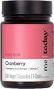 Bugün Cranberry 30,000 mg C vitamini ile - Urinary Tract Health Support, Immune Boost, Vegan Supplement- High Potency Cranberry Pills for Women and Men, 60 Hizmetler