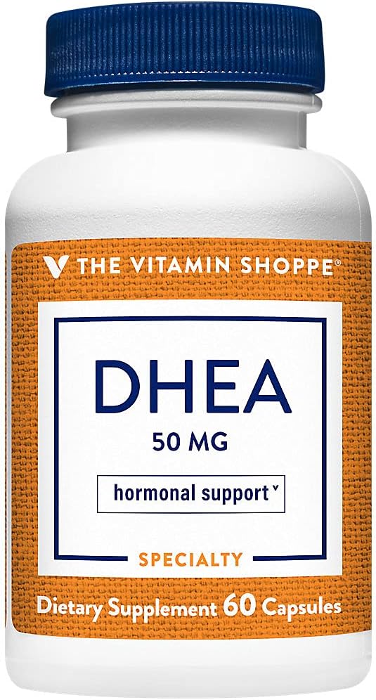 Η βιταμίνη Shoppe DHEA 50MG, ορμονική και υγιής γήρανση Υποστήριξη τόσο για άνδρες και γυναίκες, μία φορά την ημέρα (60 κάψουλες)
