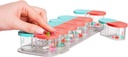 Sagely Smart XL Haftalık Pill Organizer AM/PM - Tıp Depolama Hatırlatıcı Alarm Uygulaması ile Organize Edici (Balık Balık Yağı, Cod Liver Oil, D Supplements & Vitamins) (Mint/Coral)