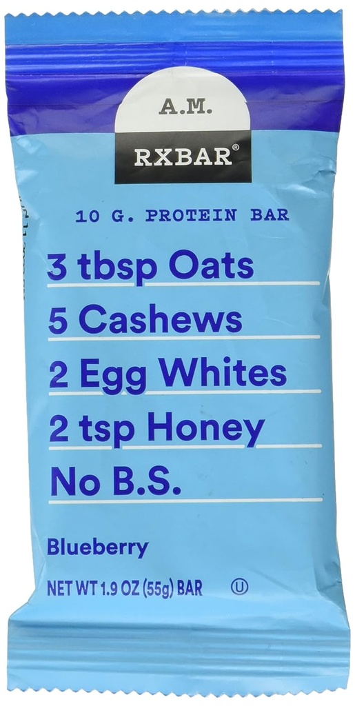 RXBAR Blueberry AM Protein Bar, 1.9 OZ
