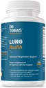 Dr. Tobias Lung Health Supplement with Vitamin C, Butterbur, Quercetin & Bromelain, Advanced Lung Cleanse Detox Formula for Bronchial & αναπνευστικό σύστημα, Non-GMO, 60 κάψουλες, 60 εξυπηρετούν