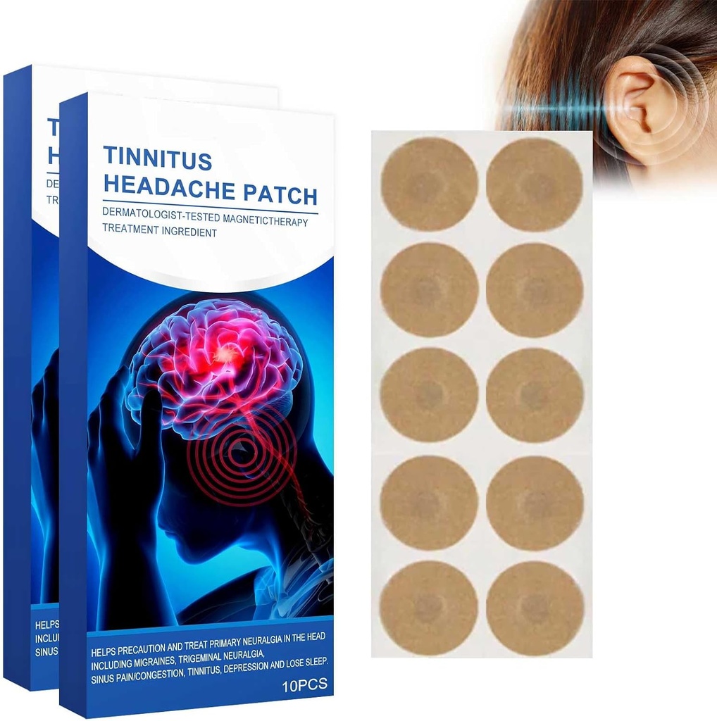 Tinnitus Patches 20 PCs, Ear Patches for Tinnitus, Ear Patch, İşitme Weaken, Itchy Ears / Non-Woven Fabric Patch (20 roll)