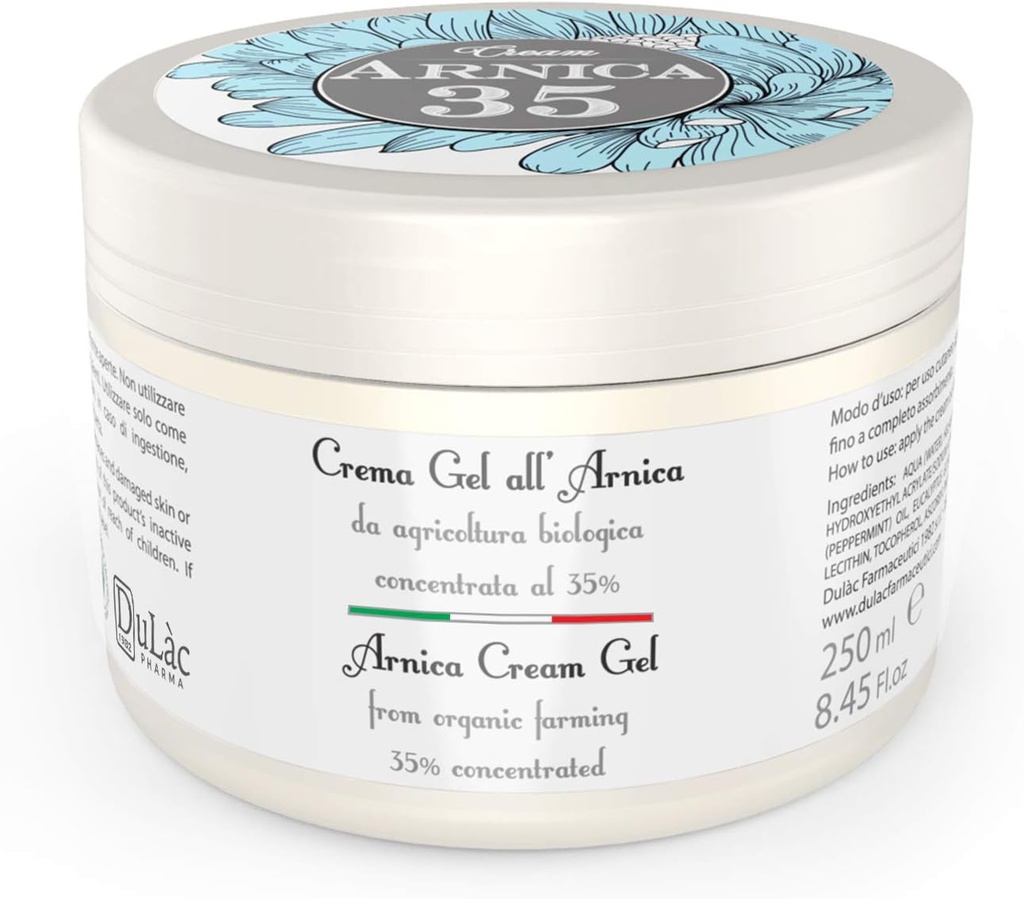 Dulàc - Arnica Cream 8.45 Fl Oz Rich in Organic Arnica Montana Extracts, Arnica Bruise Krem Ekstra Kuvvet Ayrıca Kas ve Ortak Yardım için İdeal, Swelling ve Edema