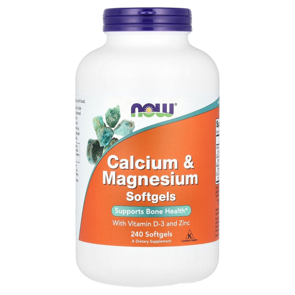 Şimdi Gıdalar, Gıda ve Magnezyum + D - 240 Softgels