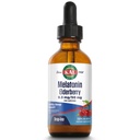 KAL 0.3 Mg μελατονίνη Cherry Elderberry Dropins, 2 ρευστή ουγγιά