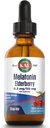 KAL 0.3 Mg Melatonin Cherry Elderberry Dropins, 2 Fluid Ounce